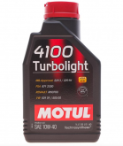 387601 MOTUL Олива 10W40 Turbolight 4100 (1L) (VW 501.01/505.00/MB 229.3/RN 0700/PSA B71 2300) заміна на 387701