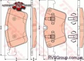 Комплект тормозных колодок, дисковый тормоз