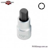 Торцевая насадка HEX TOPTUL 6 мм 55мм 1/2