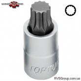 Головка торцевая SPLINE TOPTUL M16 L55мм 1/2