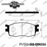 Колодки тормозные дисковые (F) HYUNDAI ACCENT, KIA RIO (пр-во SPEEDMATE, Korea)