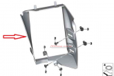 Zuluftfohrung links (46638531525 BMW-MOTO ).