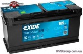 Аккумулятор  105Ah-12v Exide EFB (392х175х190),R,EN950