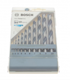 Набір свердл HSS PointTeQ (1-10mm) К-кт 10 шт. BOSCH 2 608 577 348