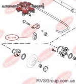BCGUMA MAZDA С/блок поперечного важеля 323.