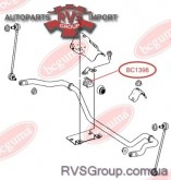 BCGUMA DB втулка стаб. передн. 24mm Vito 639 06-