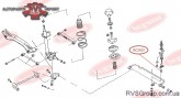Втулка стабилизатора зад.