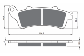 Колодки NIBK Pm125