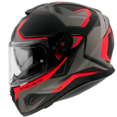 Мотошлем MT THUNDER 3 SV Turbine Matt Fluor Red XS