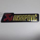 Шильдик Akrapovic Yellow