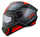 Мотошлем AXXIS DRAKEN S Sonar B5 Matt Red XS
