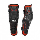 Мотонаколенники MadBull M7022K black red L/XL