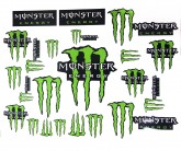 Наклейка лист А3 Monster Green