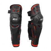 Мотонаколенники MadBull M7019K black red L/XL