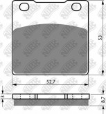 Колодки NIBK Pm039