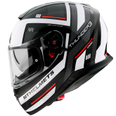 Мотошлем MT THUNDER 3 SV Carry Gloss Pearl White L
