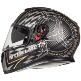 Мотошлем MT THUNDER 3 SV Isle Of Man Matt Black/Gold XXXL