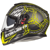 Мотошлем MT THUNDER 3 SV Isle Of Man Matt Black/Fluor Yellow XL