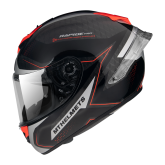 Мотошлем MT RAPIDE Pro Carbon Master B5 Gloss Fluor Red XS