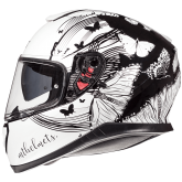 Мотошлем MT THUNDER 3 SV Vlinder Gloss Pearl Black XS