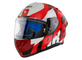 Мотошлем MT TARGO PRO Biger C5 Matt Pearl Red L