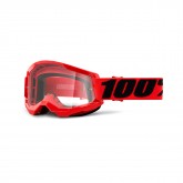 Мотоочки 100% STRATA Goggle II Red - Clear Lens