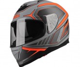 Мотошлем LAZER RAFALE HEXA Matt Grey Red L