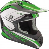 Мотошлем Rocc 741 green XL