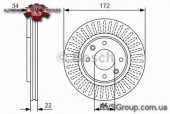Диск тормозной CITROEN/PEUGEOT Berlingo/C2/C3/C4/C5/Xsara/206/307/Partner PR2