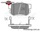 Комплект тормозных колодок, дисковый тормоз