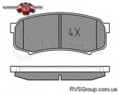 Комплект тормозных колодок, дисковый тормоз