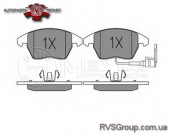 Комплект тормозных колодок, дисковый тормоз