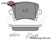 Комплект тормозных колодок, дисковый тормоз
