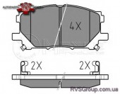 Комплект тормозных колодок, дисковый тормоз