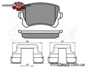 Комплект тормозных колодок, дисковый тормоз