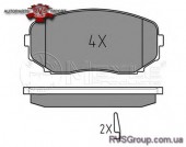 Комплект тормозных колодок, дисковый тормоз