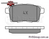 Комплект тормозных колодок, дисковый тормоз