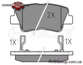 Комплект тормозных колодок, дисковый тормоз