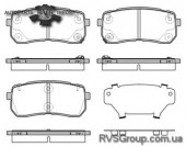 Комплект тормозных колодок, дисковый тормоз