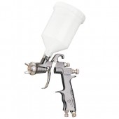 Краскопульт пневматический тип LVLP верх.пласт.бачок 600мл, форсунка-1,4мм  AUARITA   MP-500-1.4