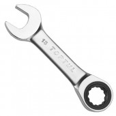 Ключ комбинированный с трещоткой укороченный TOPTUL 15мм AOAB1515