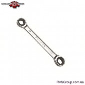 Ключ гаечный накидной с трещоткой TOPTUL 8х9мм AOAG0809