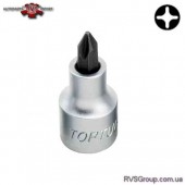 Бита с торцевой головкой PH2 TOPTUL 37мм 1/4" BCAA08P2
