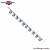 Планка-держатель для головок TOPTUL 1/4"*260*12шт BKAC0812