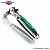 Трещотка 1/2" с шарниром (360°) TOPTUL 72 зубца укороченная 1/4"х1/2" CJMM1616