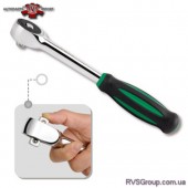 Трещотка ротационная с переставным квадратом 1/4" TOPTUL 60 зубцов CJTV0818