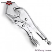 Клещи зажимные с фиксатором TOPTUL 200мм (плоские губки) DAAV1A08