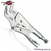 Клещи зажимные сварочные с фиксатором TOPTUL 230мм (R - тип) DMAD1A09