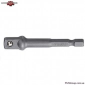 Переходник для головок под шуруповерт TOPTUL 1/4"х3/8" L65 (6-гр.-квадрат) FPKA0812