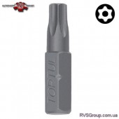 Бита TORX с отверстием TOPTUL 1/4" 25мм T20 FSGA0820